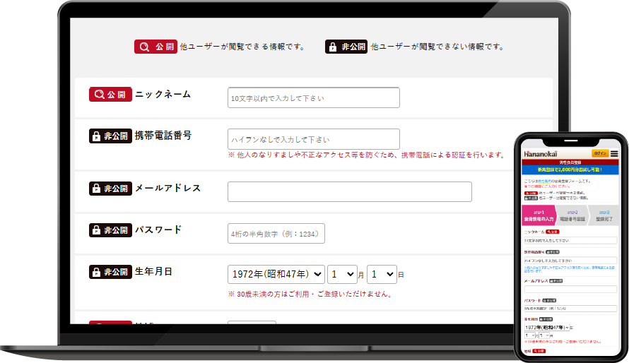 登録画面
